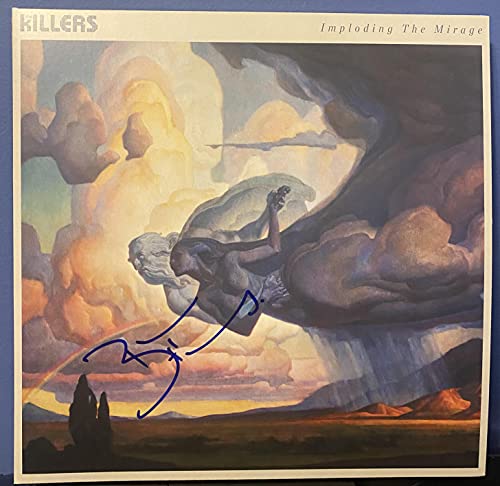 Algopix Similar Product 12 - Brandon Flowers The Killers signed