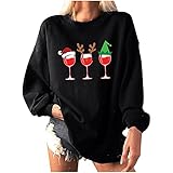 Algopix Similar Product 9 - Christmas womens giftsPullover ONeck
