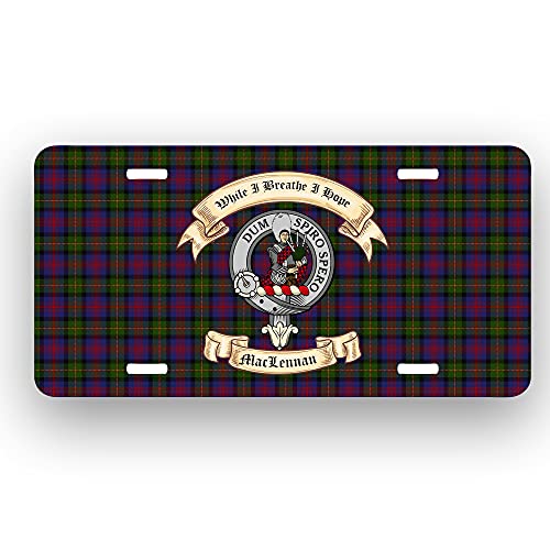 Algopix Similar Product 17 - Scottish MacLennan Clan License Plate 