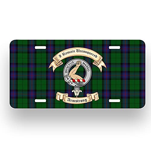 Algopix Similar Product 16 - Scottish Armstrong Clan License Plate 