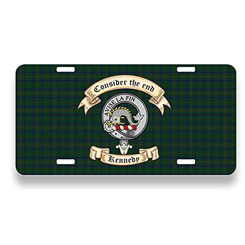 Algopix Similar Product 17 - Scottish Kennedy Clan License Plate 