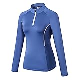 Algopix Similar Product 7 - Womens Long Sleeve HalfZip Sun
