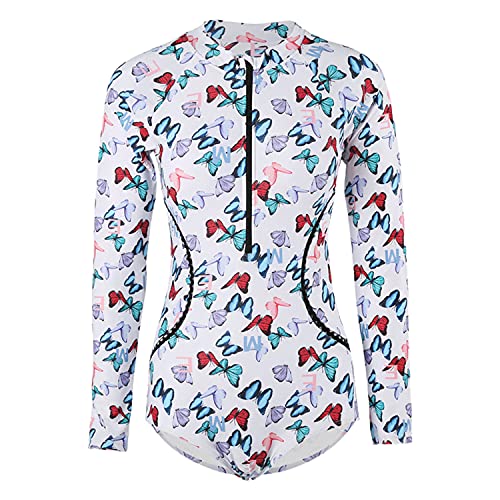 Algopix Similar Product 10 - Womens UPF 50 Long Sleeve One Piece