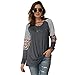 Algopix Similar Product 20 - Womens Long Sleeve Patchwork Leopard