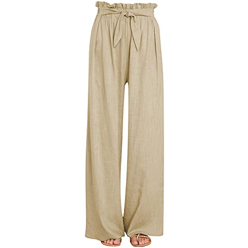 Algopix Similar Product 1 - Womens Casual Pants Wide Leg Cotton and