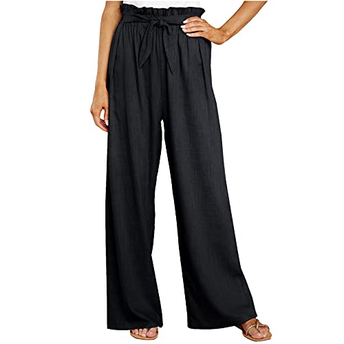 Algopix Similar Product 18 - Womens Casual Pants Wide Leg Cotton and