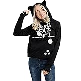 Algopix Similar Product 3 - Womens Cute Pet Carrier Sweatshirt Cat