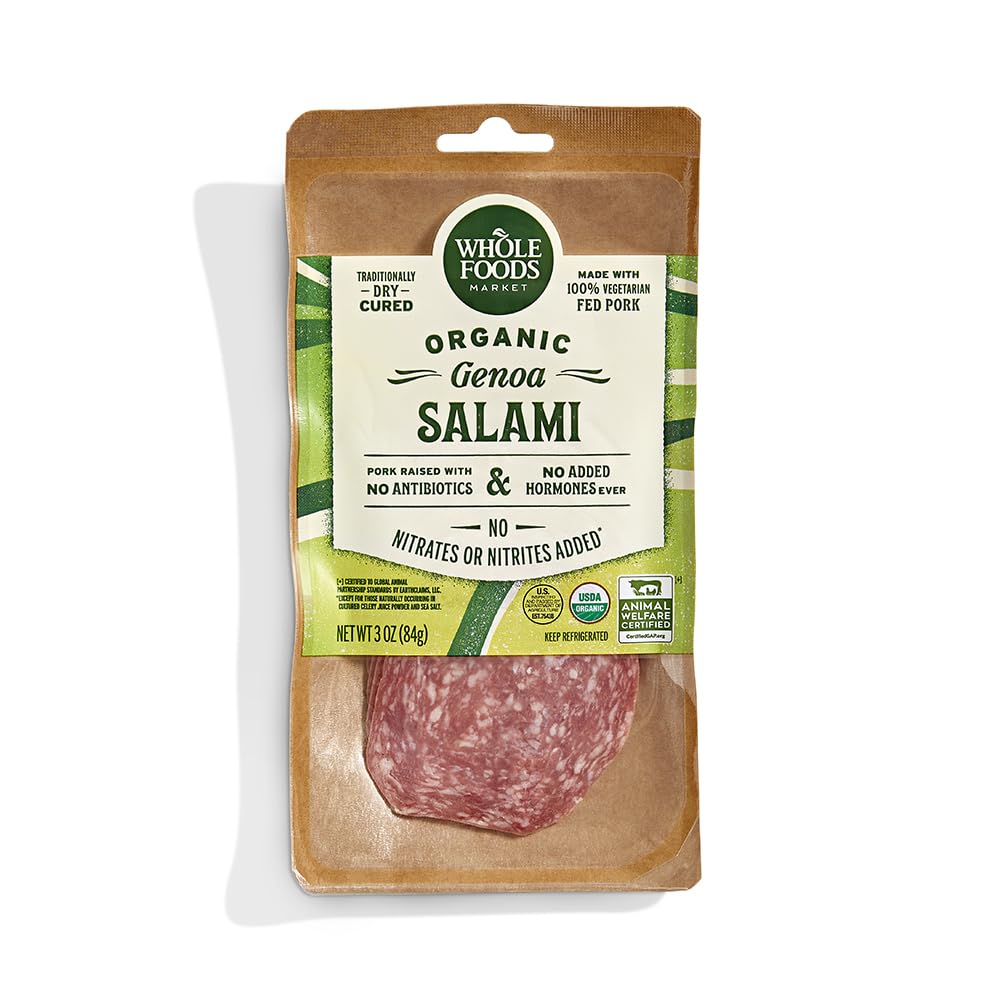 Algopix Similar Product 7 - WHOLE FOODS MARKET Organic Sliced Genoa