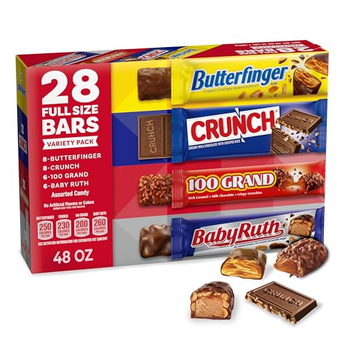 Algopix Similar Product 9 - Butterfinger CRUNCH Baby Ruth and 100