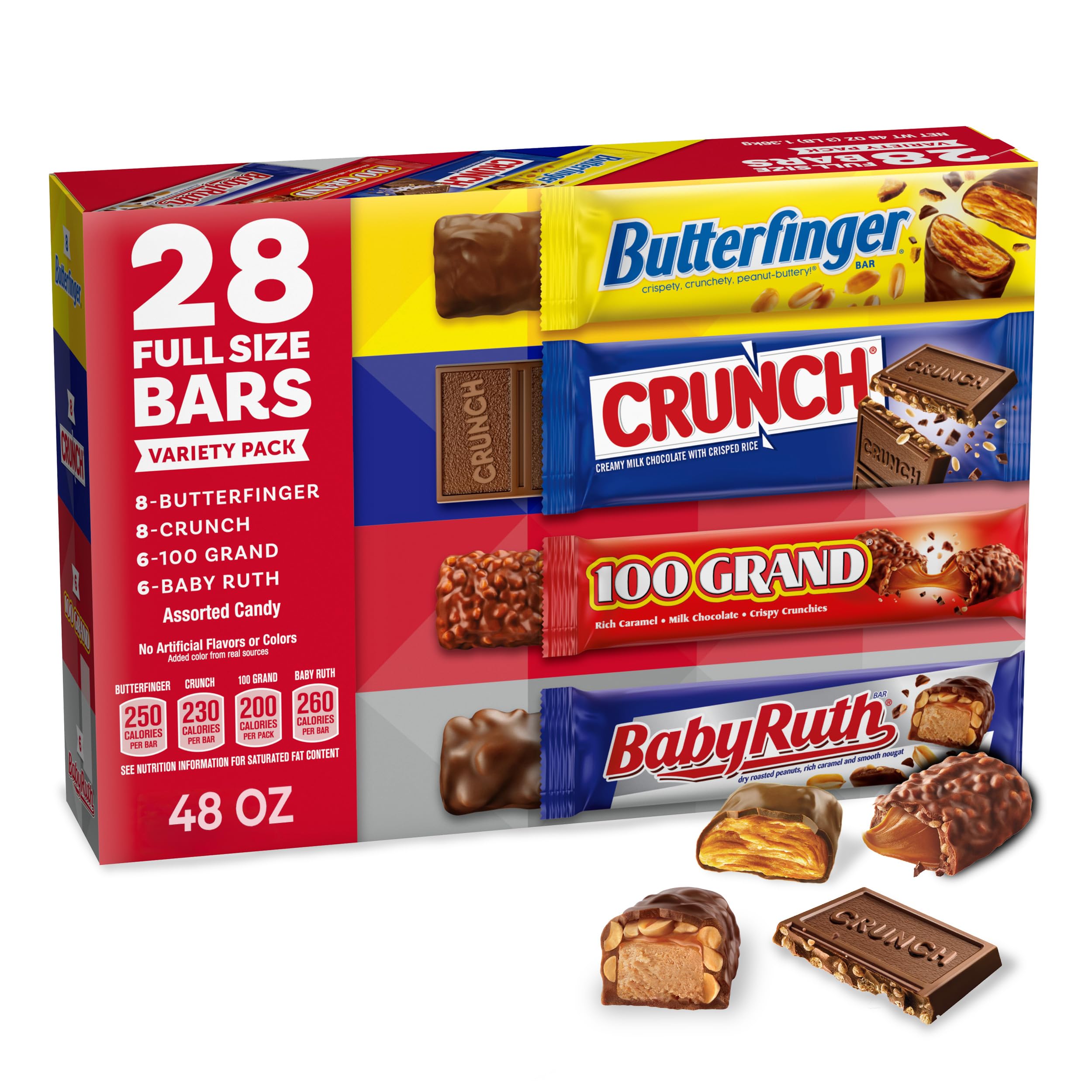 Algopix Similar Product 12 - Butterfinger CRUNCH Baby Ruth and 100
