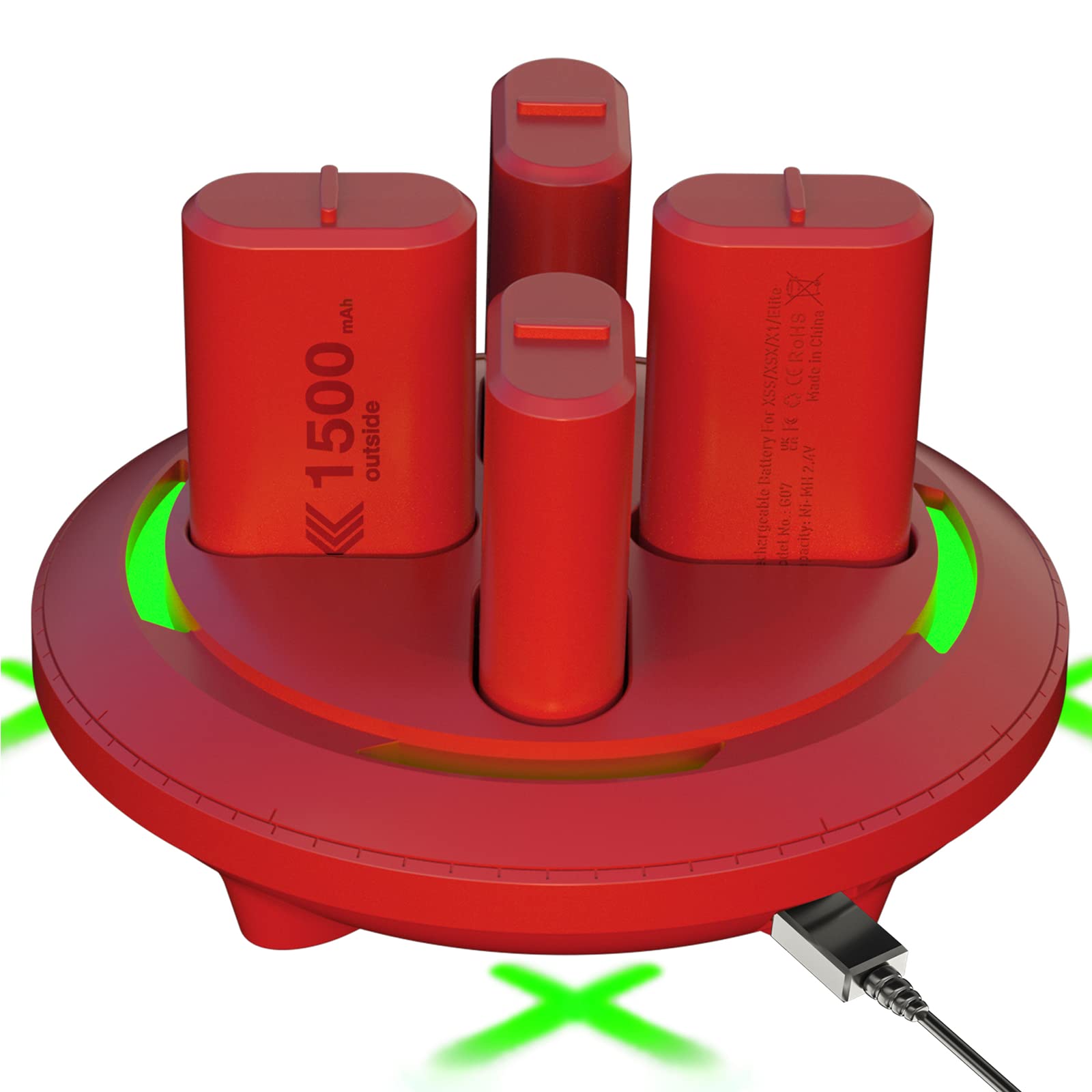 Algopix Similar Product 13 - TUNROP Rechargeable Battery Packs for
