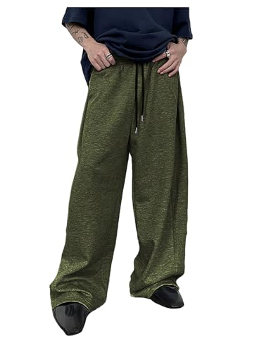 Algopix Similar Product 2 - SHENHE Mens Baggy Pants Wide Leg