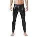 Algopix Similar Product 13 - Mens Faux Leather Tight Pants Long