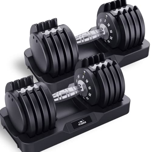 Algopix Similar Product 9 - FLYBIRD 25LB Dumbbells Set for Men and