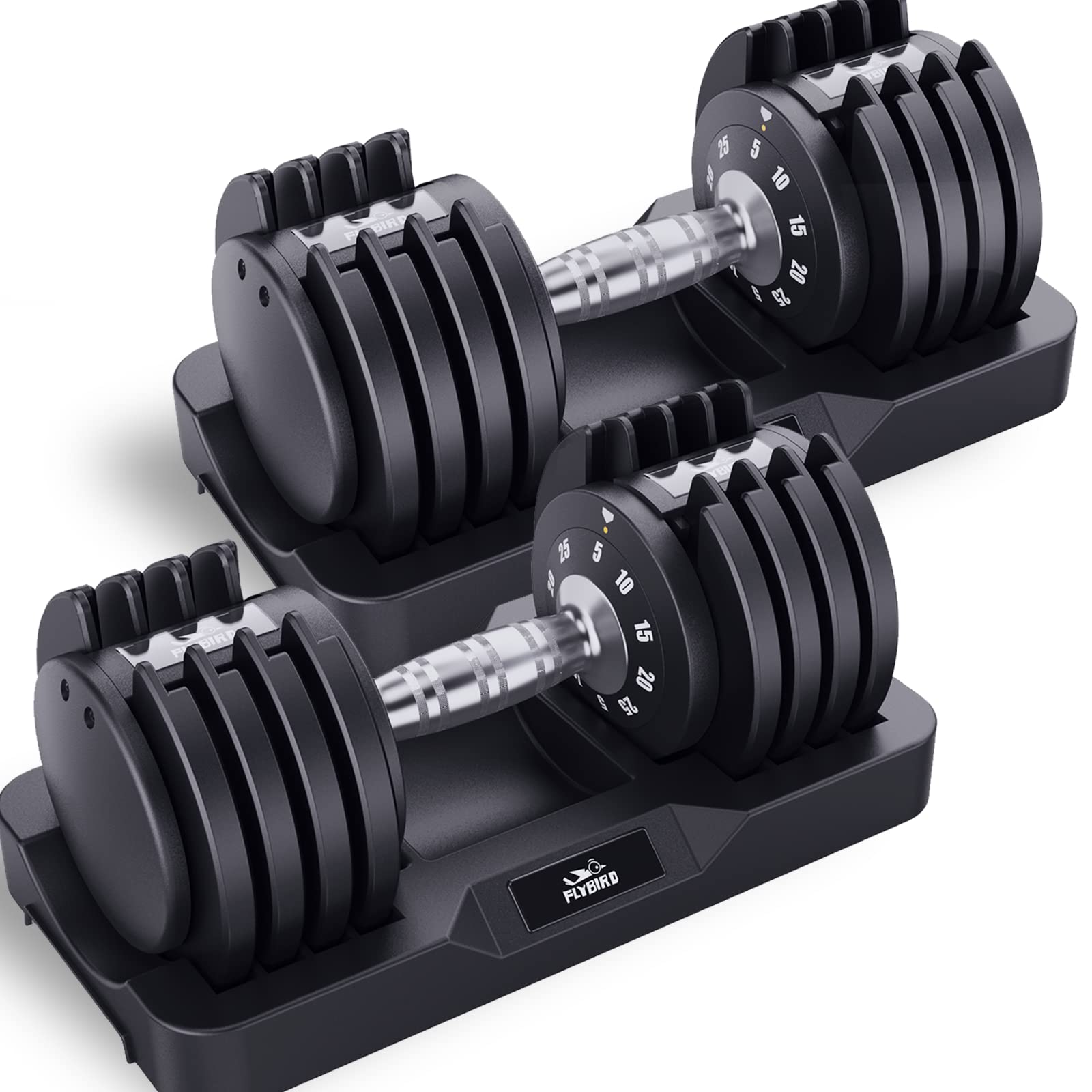 Algopix Similar Product 4 - FLYBIRD 25LB Dumbbells Set for Men and
