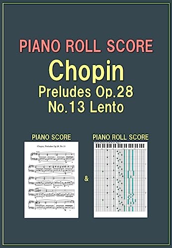 Algopix Similar Product 5 - PIANO ROLL SCORE Chopin Preludes Op28