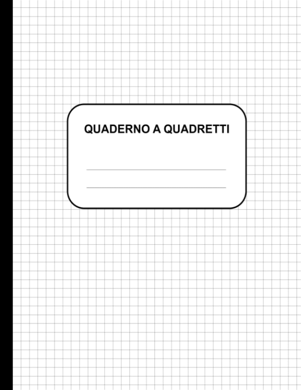 Algopix Similar Product 7 - Quaderno A Quadretti 5 mm _ Semplice 