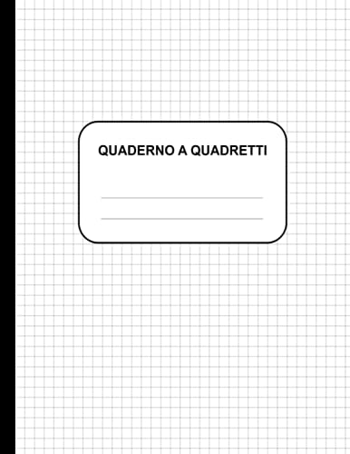 Algopix Similar Product 7 - Quaderno A Quadretti 5 mm _ Semplice 