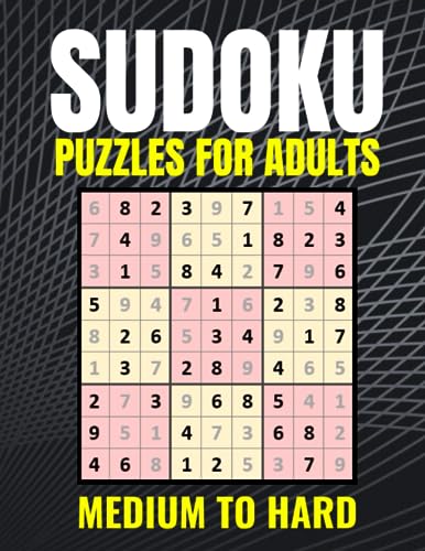 Algopix Similar Product 3 - Sudoku Puzzles for Adults Medium to