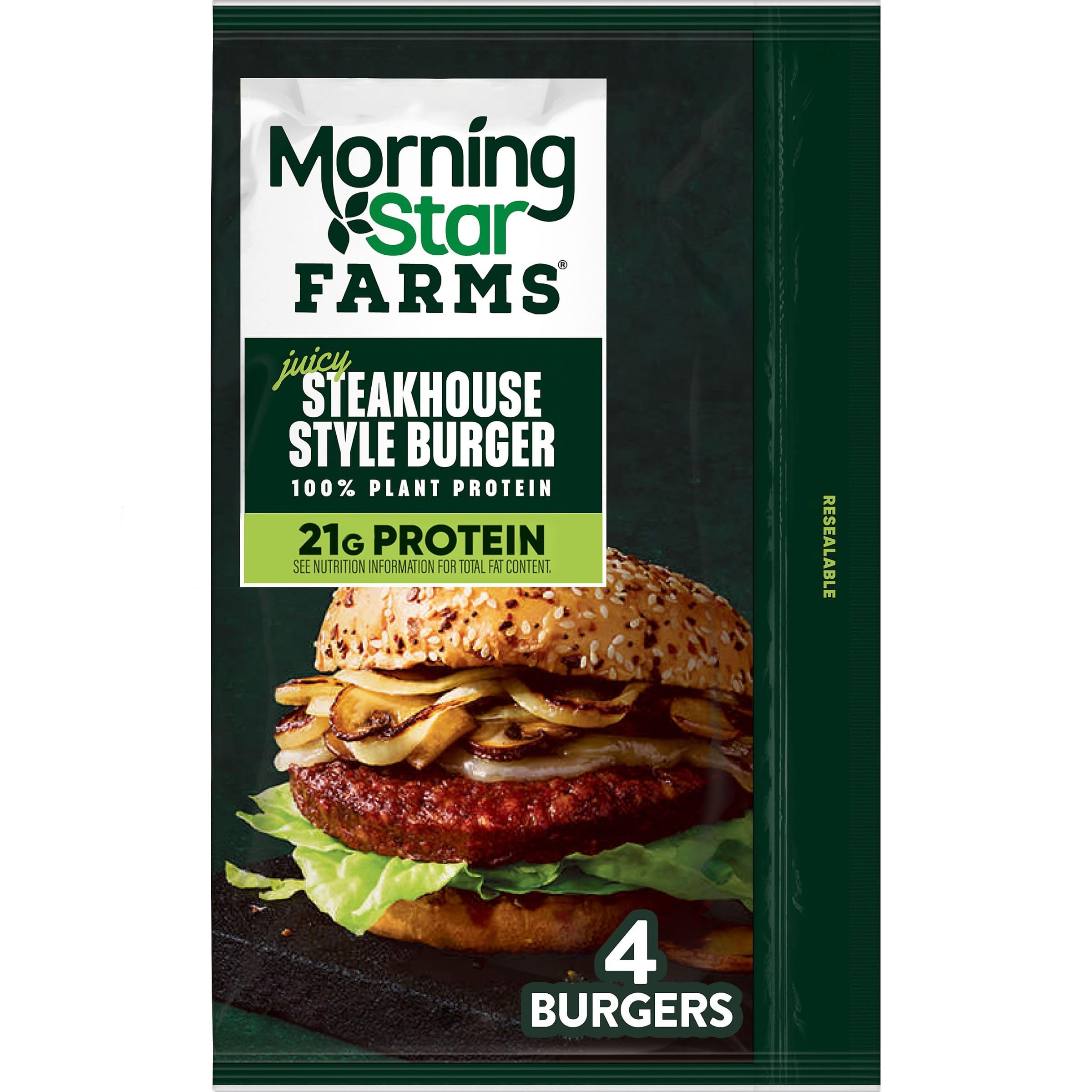 Algopix Similar Product 20 - MorningStar Farms Veggie Burger Vegan