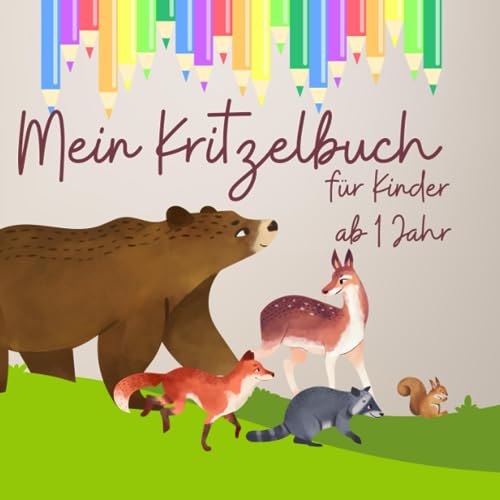 Algopix Similar Product 9 - Kritzelbuch fr Kinder ab 1 Jahr