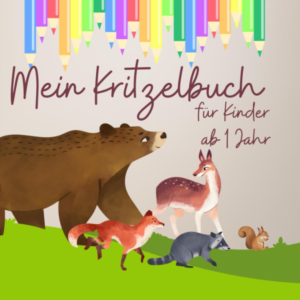 Algopix Similar Product 5 - Kritzelbuch fr Kinder ab 1 Jahr