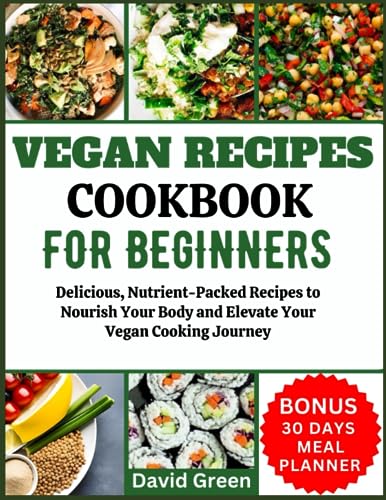 Algopix Similar Product 6 - VEGAN RECIPE COOKBOOK FOR BEGINNERS