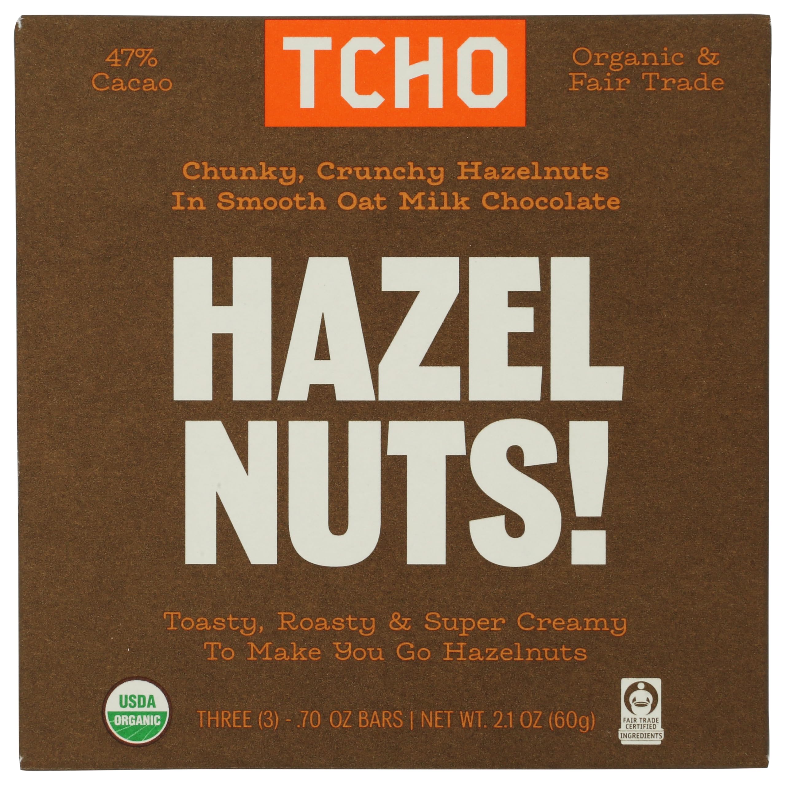Algopix Similar Product 12 - TCHO Hazel Nuts Oat Milk Chocolate