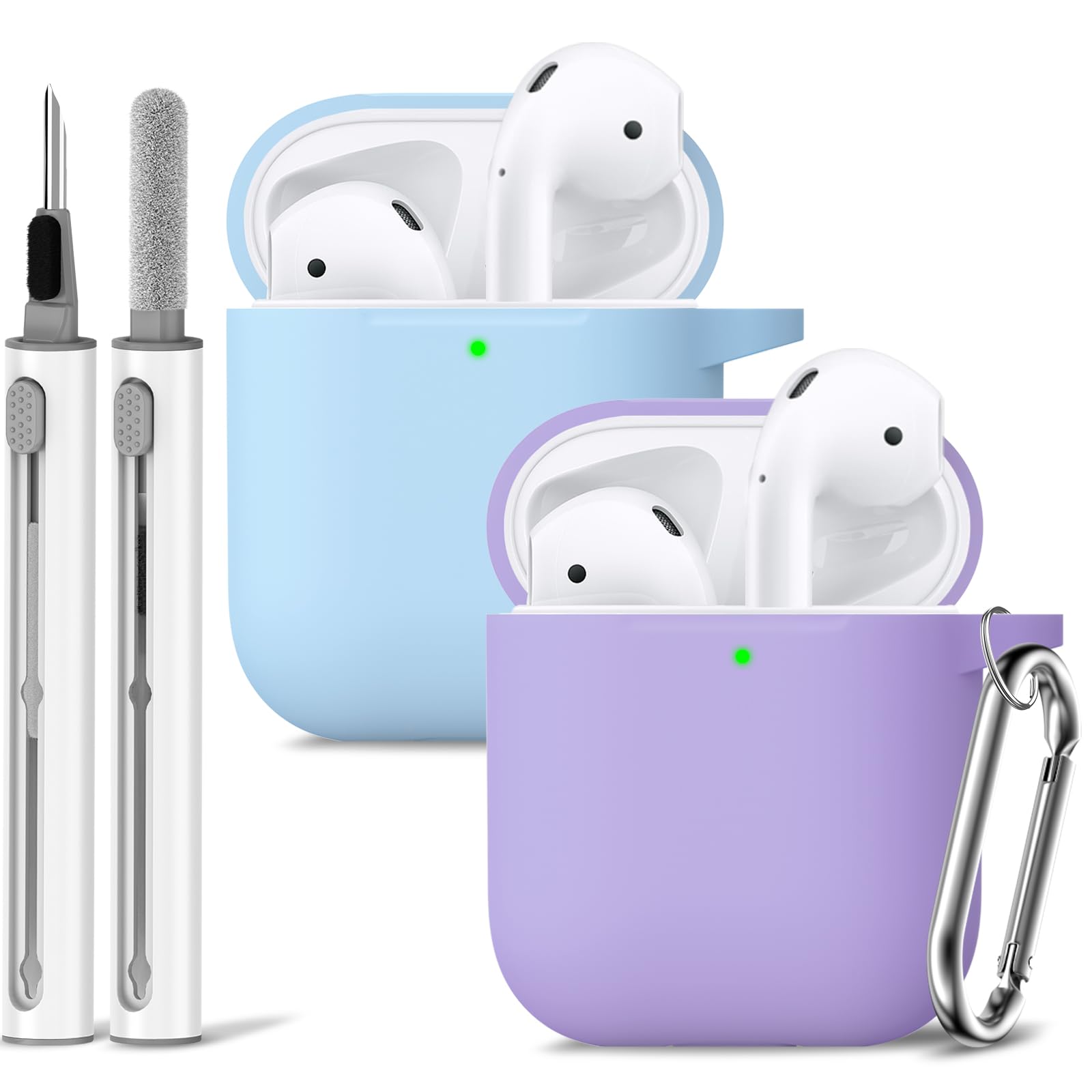 Algopix Similar Product 16 - 2 Pack for Airpods Case Cover with