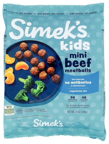 Algopix Similar Product 1 - Simek's Mini Beef Meatballs, 12 OZ