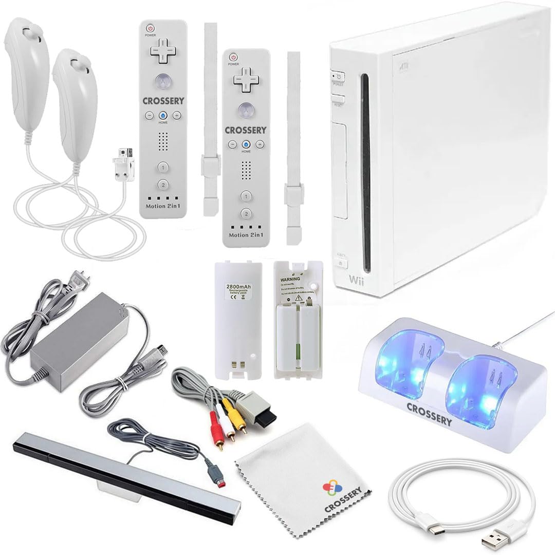 Algopix Similar Product 2 - Nintendo Wii Console Bundle White 