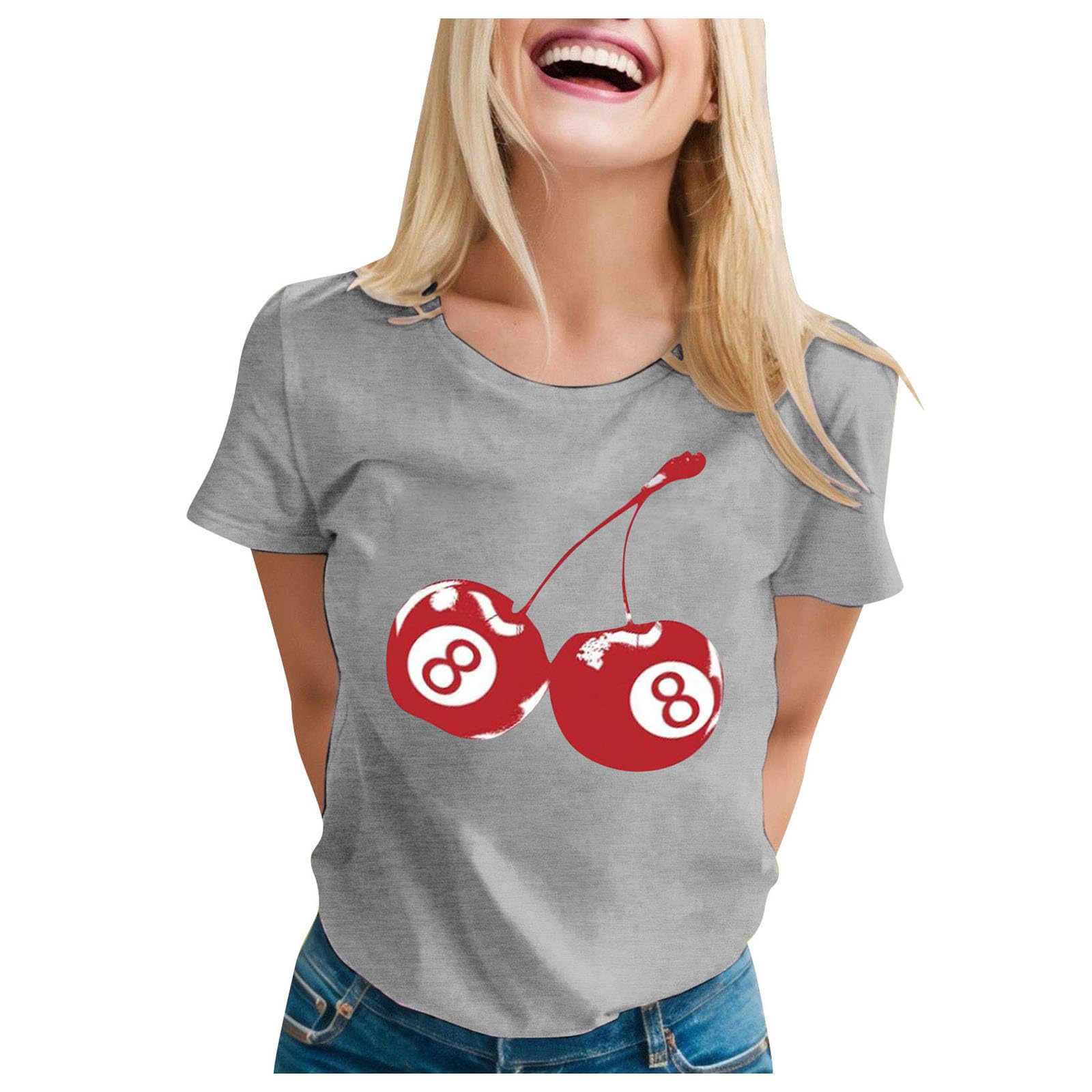 Algopix Similar Product 16 - Womens Fashion for Casual Tops Short