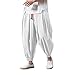 Algopix Similar Product 20 - Casual Cotton Linen Harem Pants for Men