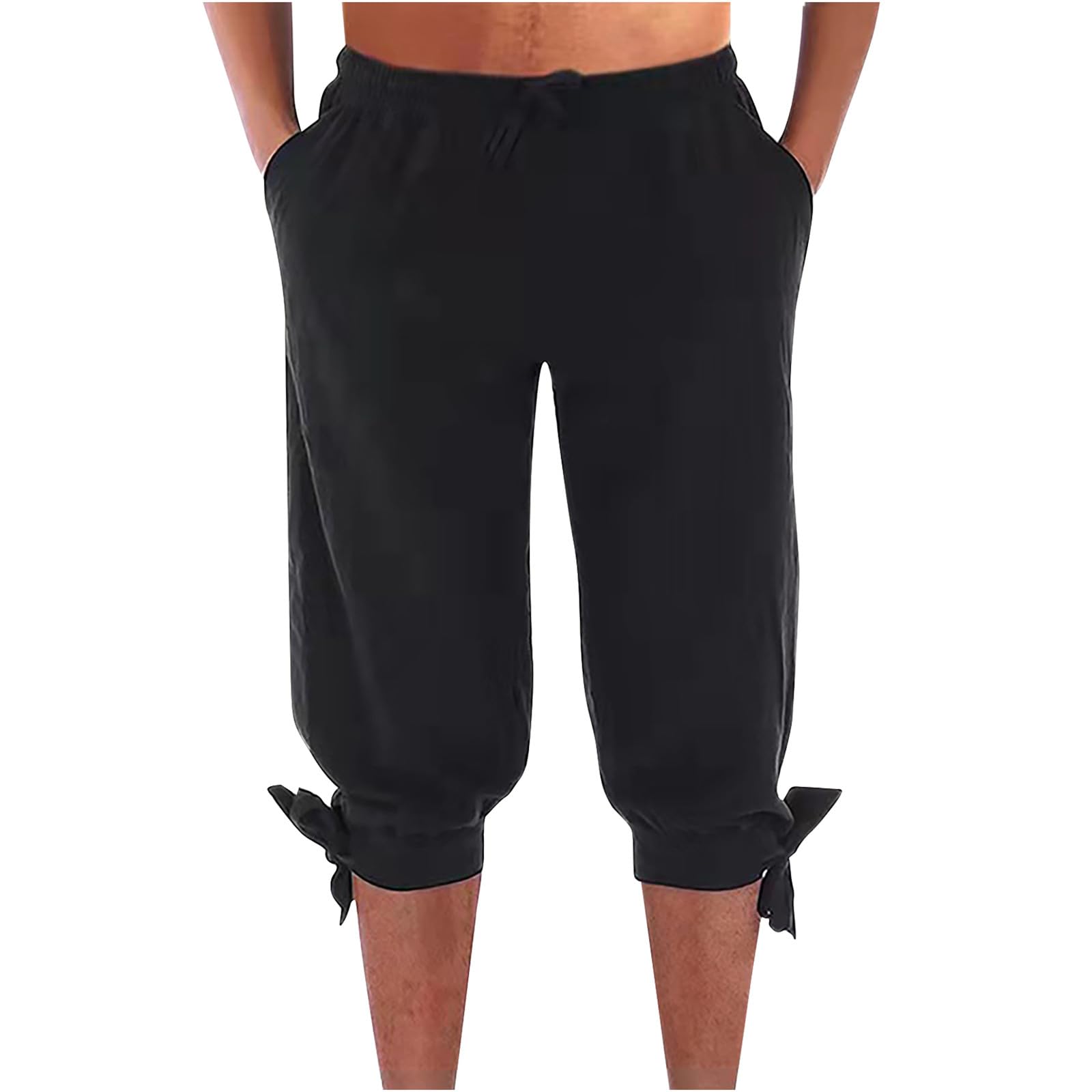 Algopix Similar Product 3 - S119 Black Man Leggings Bodycon Pants