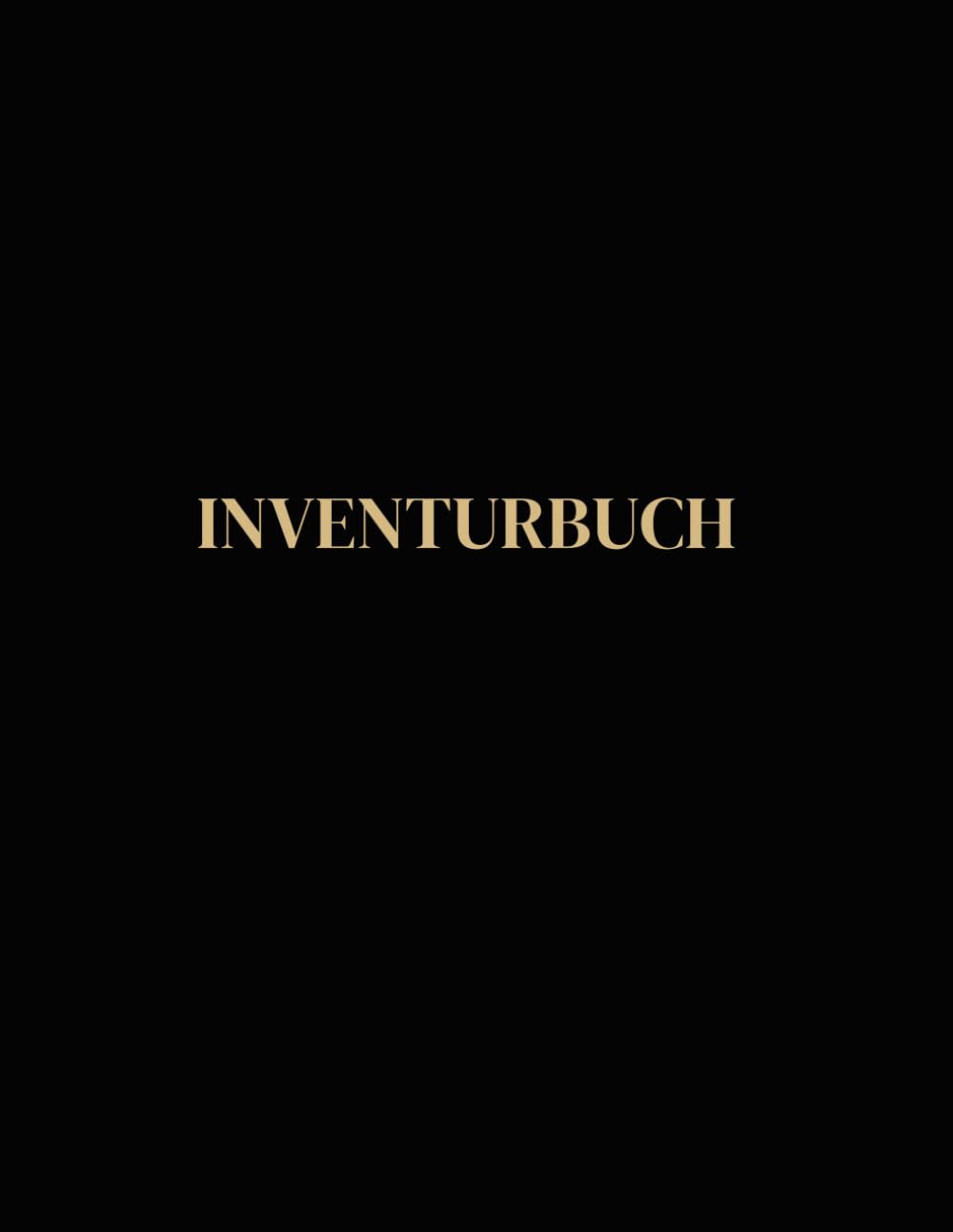 Algopix Similar Product 17 - Inventurbuch Inventur Buch in A4  120