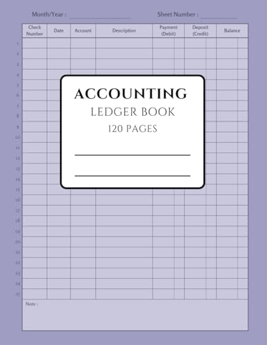 Algopix Similar Product 13 - Accounting Ledger Book Large Print