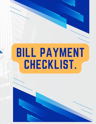 Algopix Similar Product 18 - Bill Tracker Notebook Monthly Bill
