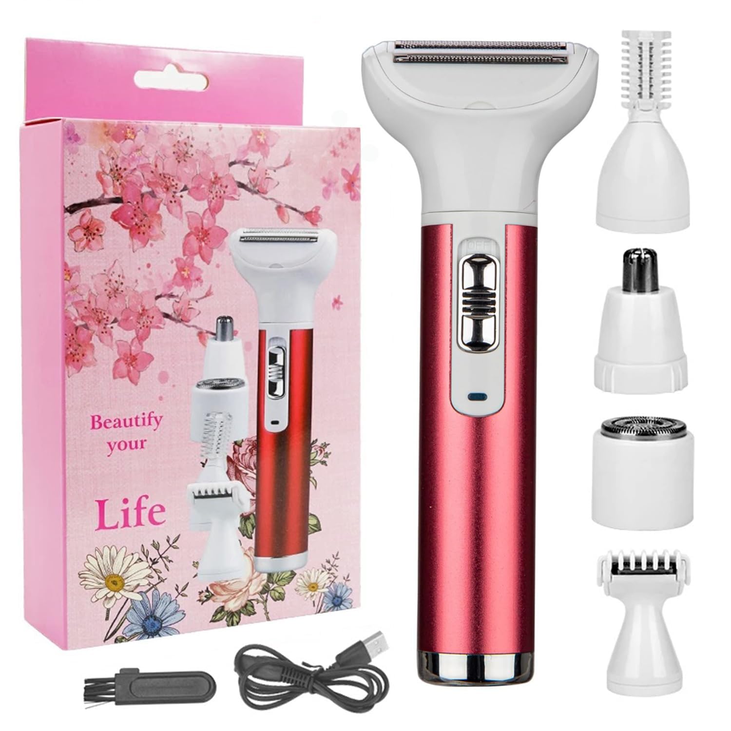Algopix Similar Product 17 - Electric Razor for Women 5 in 1 Shaver