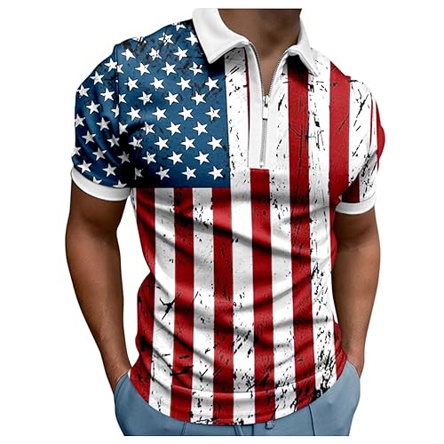 Algopix Similar Product 17 - 4th of July Polo Shirts for Men 14