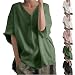 Algopix Similar Product 15 - Womens Summer Cotton Linen Tops 34