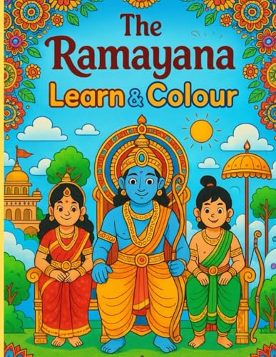Algopix Similar Product 3 - Learn and Colour The Ramayana  A