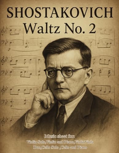 Algopix Similar Product 5 - Shostakovich Waltz No 2 Music sheet