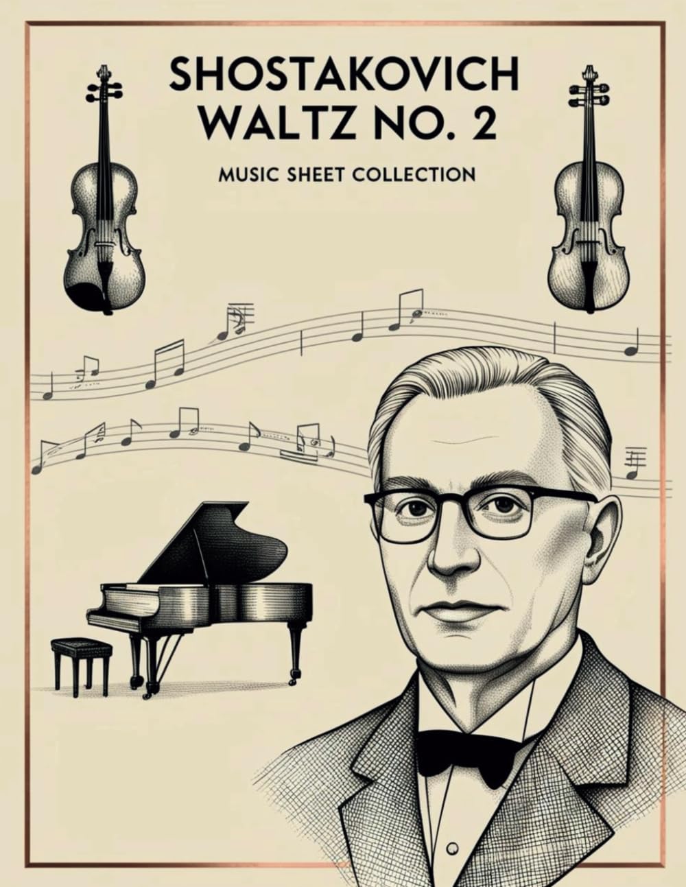 Algopix Similar Product 10 - Shostakovich Waltz No 2 Music Sheet