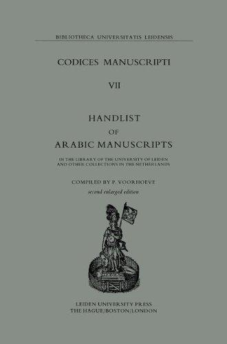 Algopix Similar Product 20 - Codices Manuscripti Handlist of Arabic