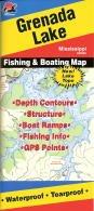 Algopix Similar Product 1 - Grenada Lake Fishing Map Mississippi