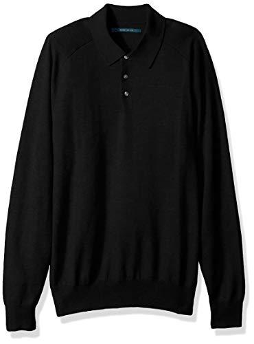 Algopix Similar Product 3 - Perry Ellis Men's Solid Polo Sweater