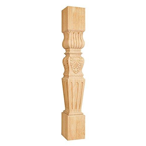 Algopix Similar Product 2 - Turned Acanthus Fluted Hand Carved Post