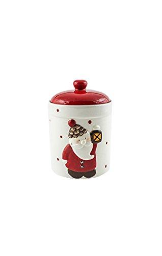 Algopix Similar Product 9 - Thompson Ferrier Holiday Jar Red Santa