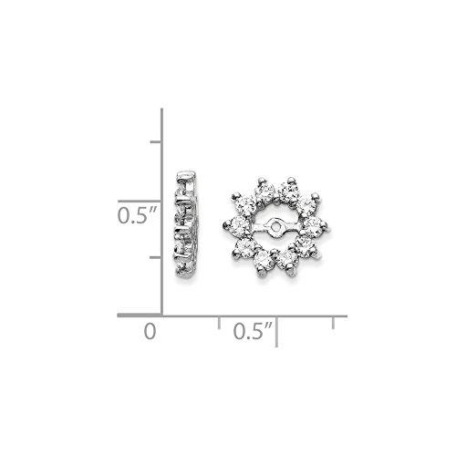 Algopix Similar Product 2 - 14k White Gold 082ct Diamond Earring