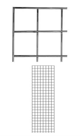 Algopix Similar Product 17 - 2 x 6 Foot Chrome Wire Grid Panel  3